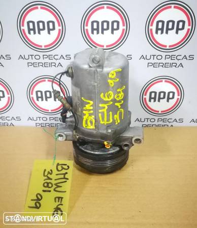 Compressor AC BMW E46 318 I de 1999, ref 9811144378. - 1