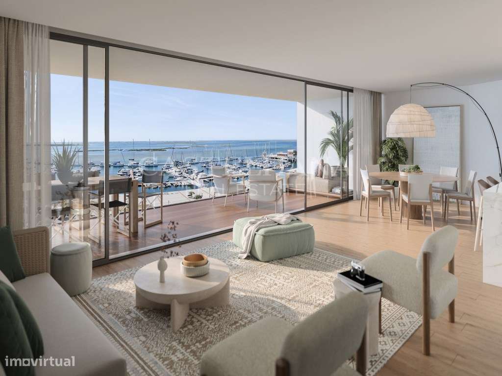Apartamento T2 com varanda em novo empreendimento na Marina de Olhão - Grande imagem: 2/48