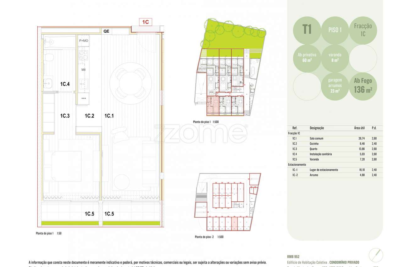 Apartamento T1 NOVO | R. Montes Burgos - Porto - Grande imagem: 5/5