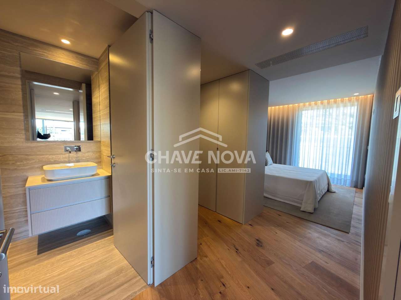 Apartamento T3 São Félix da Marinha Vista Mar Garagem Box 2 Carros-28