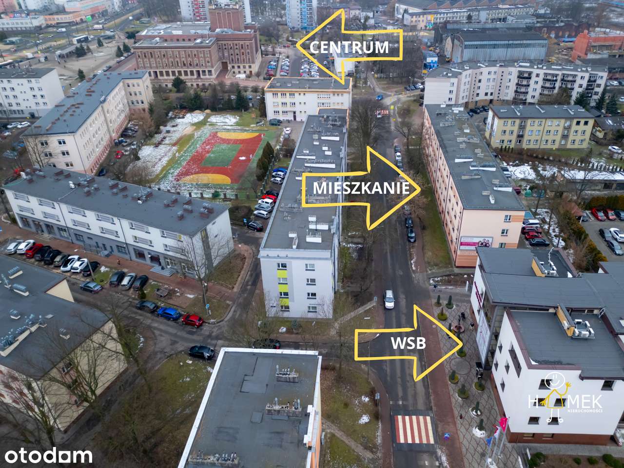 Idealne na Inwestycje lub Wygodne Życie! M3 W Samym Centrum/Obok WSB!-10