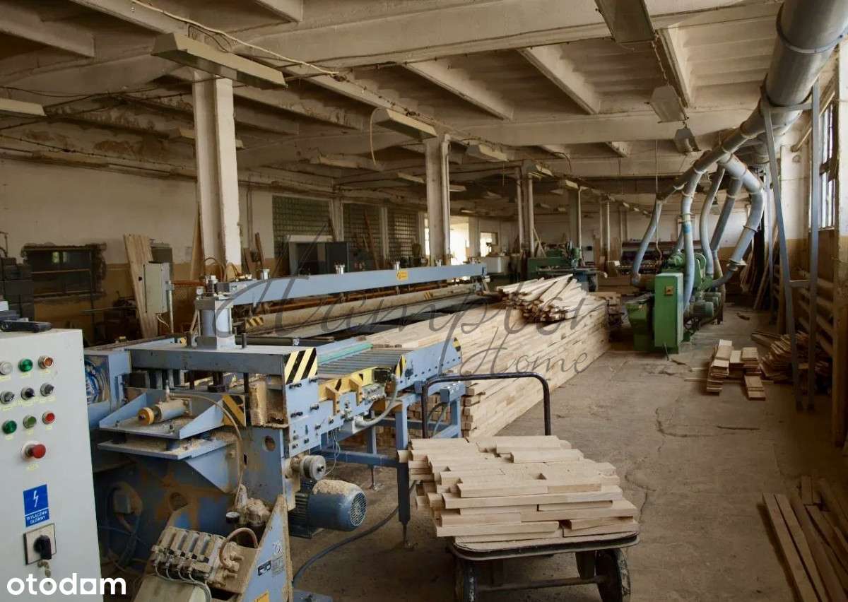 Hale z magazynami, linią produkcyjną-7