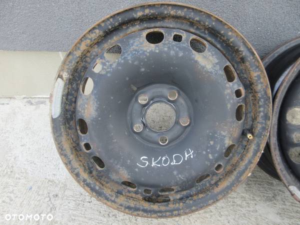 FELGI STALOWE 6J X15 5x100 57mm ET43 VW AUDI SKODA - 3