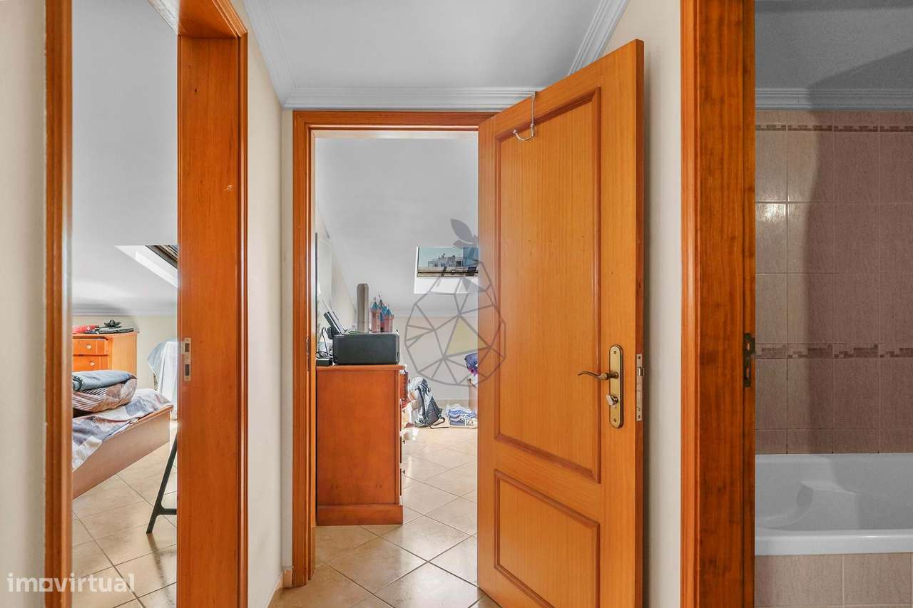 Apartamento T1+3 com Vista Mar do terraço em Quarteira-41