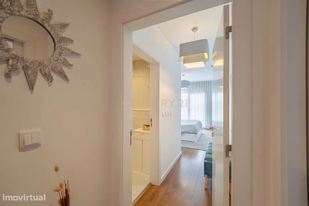 Apartamento T2 Duplex com terraço em condomínio privado-18