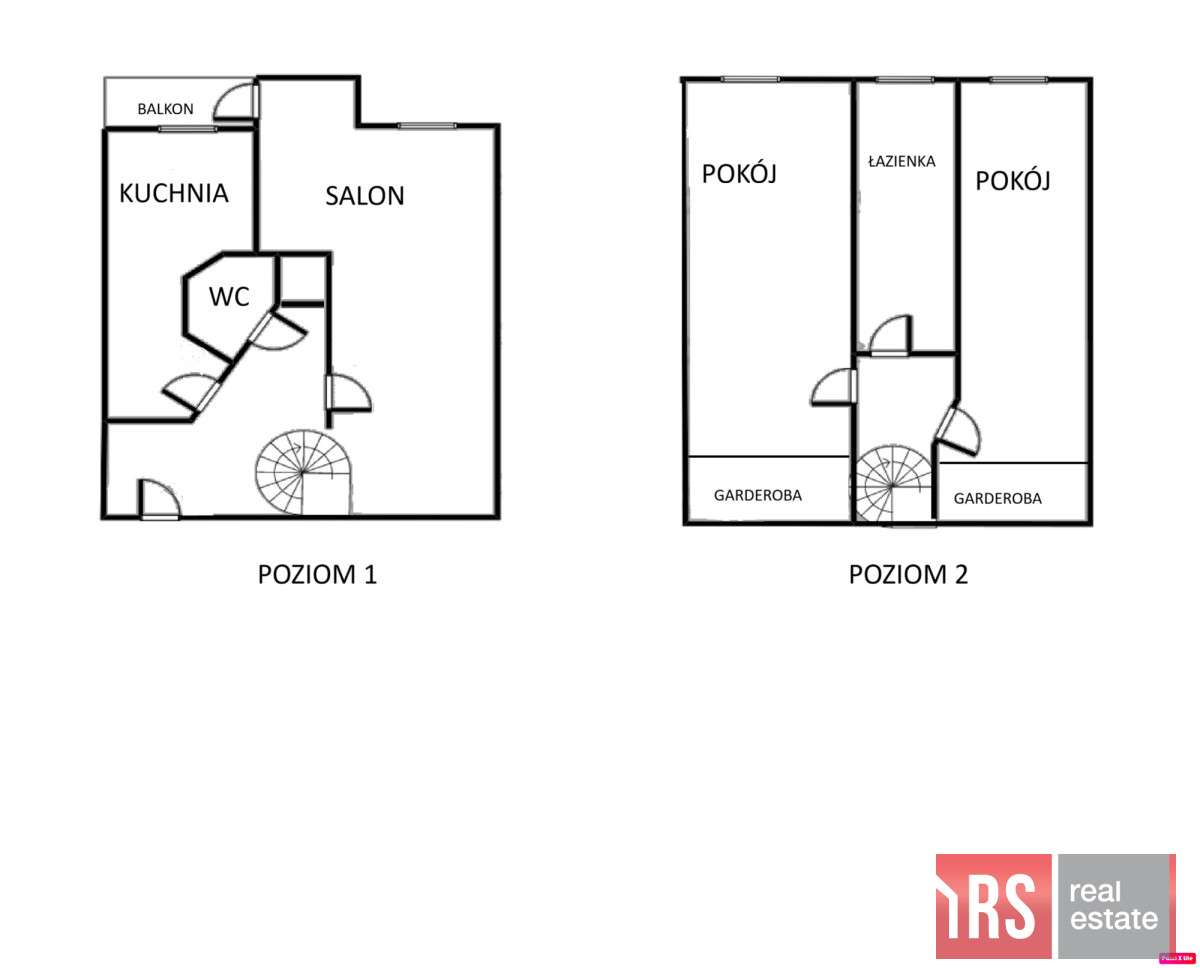 Dwupoziomowe mieszkanie I 3 pokoje I u. Strusia-18
