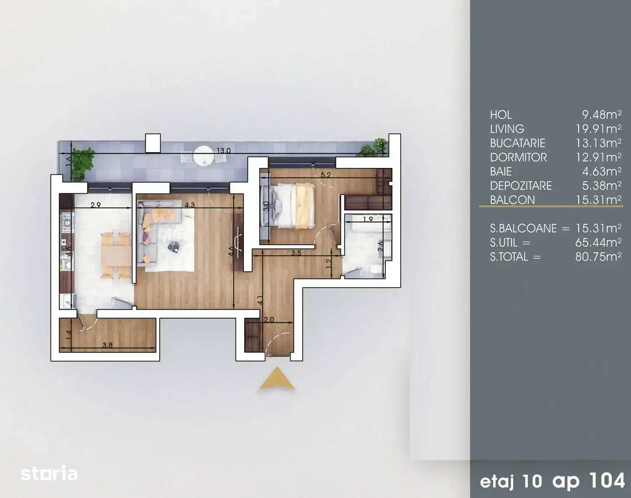 7 min Metrou | 2 Camere | depozitare | 4 lifturi | Noiembrie 2025 - Imagine principală: 2/8
