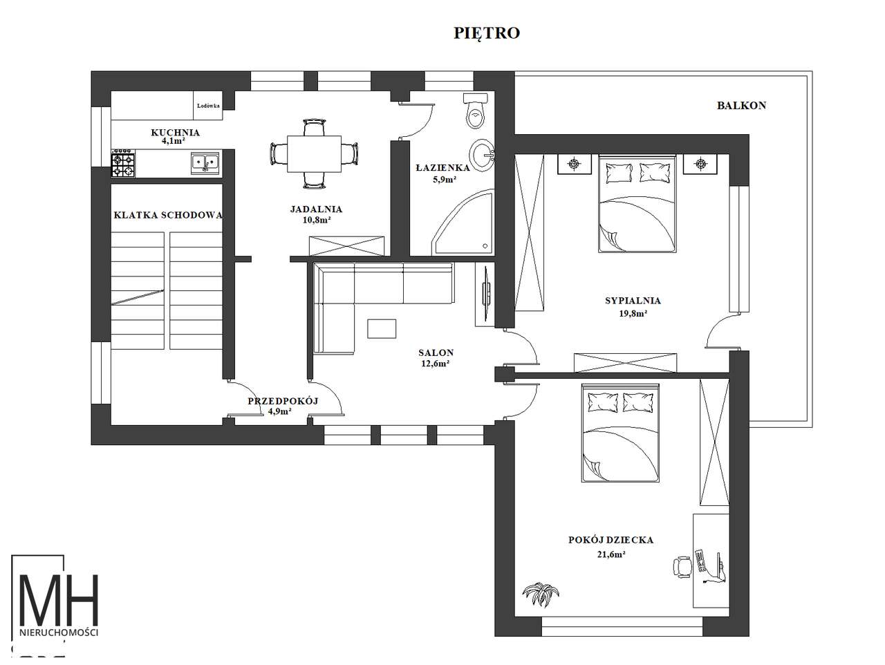 Dom 2 - rodzinny, możliwość zaadoptowania poddasza.-11