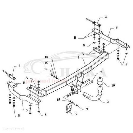 Hak Holowniczy Odkręcany Do Vw Volkswagen Polo Classic Sedan 1999-2003 - 5