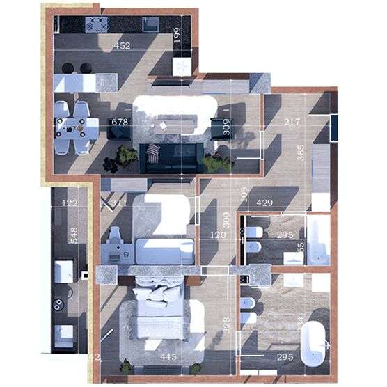 Apartament de vanzare bloc nou 3 camere zona Copou TVA INCLUS-2