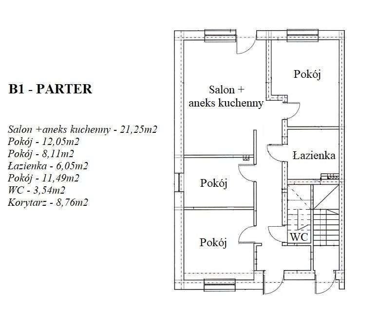 Dom w zabudowie bliźniaczej / Ligota Piękna-7