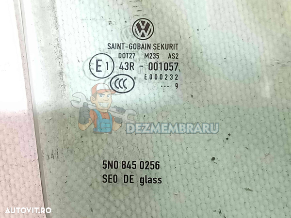 Geam usa dreapta spate OEM Volkswagen Tiguan (5N) [Fabr 2007-2016] 2.0 CBA - 2