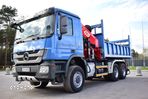 Mercedes-Benz ACTROS 3341 6x6 HMF 4220 K-4 HDS Żuraw Wywrotka Crane Kiper - 6