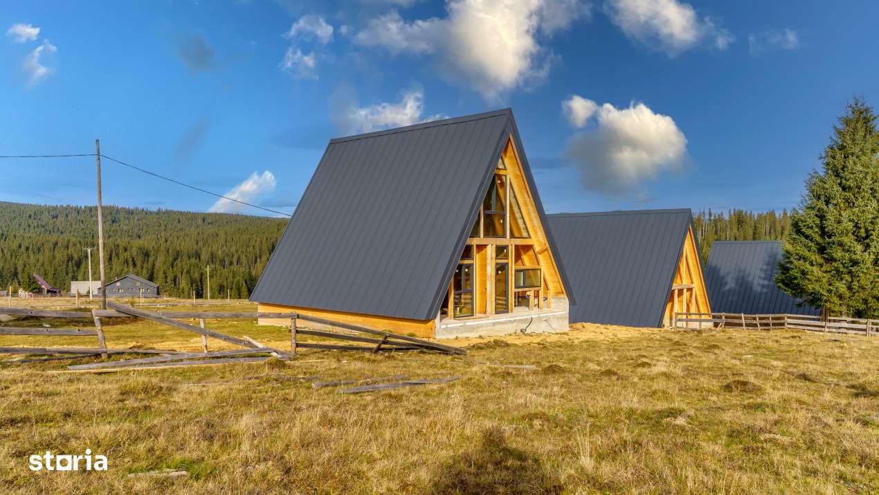 Cabana A-Frame, semifinisata, Smida - Imagine principală: 1/10