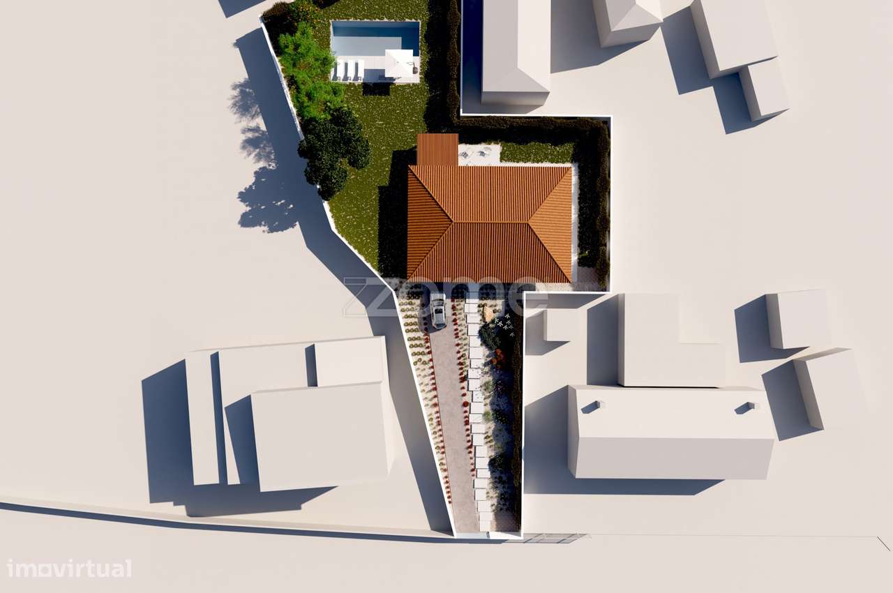 Terreno com projeto aprovado para moradia térrea T3 em Guimarães - Grande imagem: 4/15