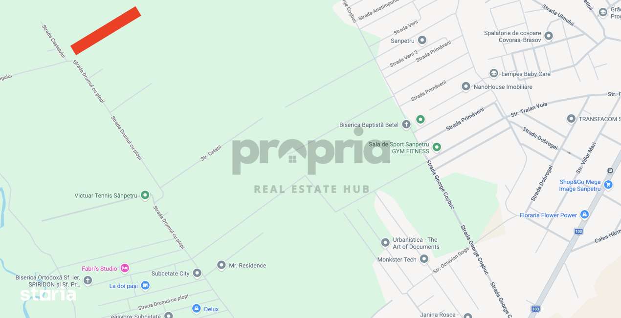COMISION 0% TEREN CU POTENȚIAL -LOCALIZAT LA INTERSECȚIA DRUMUL CU P-1