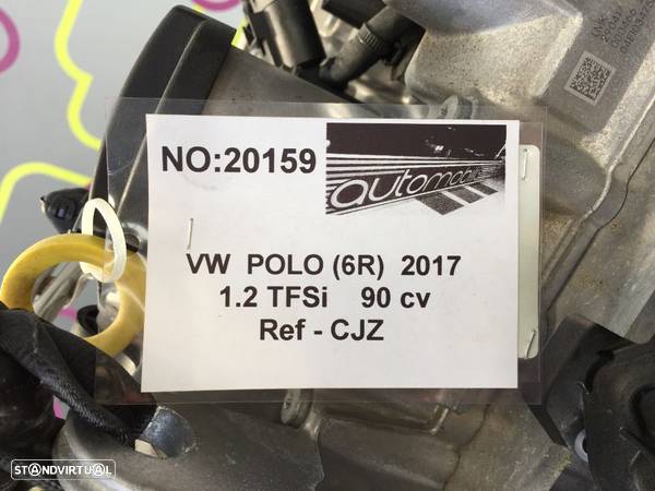 Motor CJZ Volkswagen Polo (6R) 1.2i 90Cv de 2017 - Ref: CJZ - NO20159 - 6