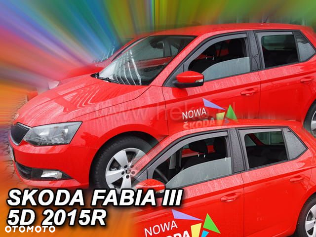 Owiewki szyb SKODA FABIA III 2014- KOMBI PRZÓDTYŁ - 4