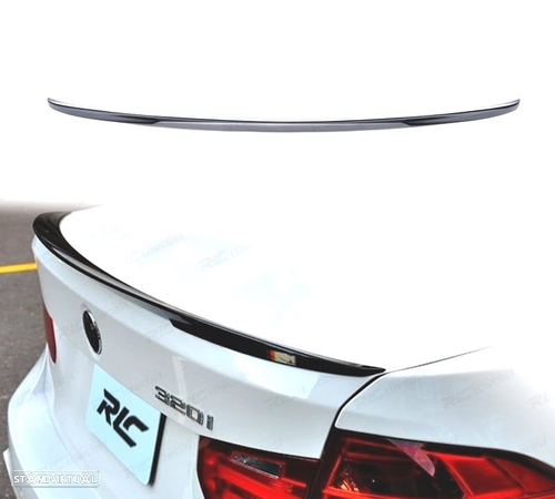 AILERON LIP SPOILER TRASEIRO PARA BMW F30 M PERFORMANCE PRETO BRILHANTE - 5