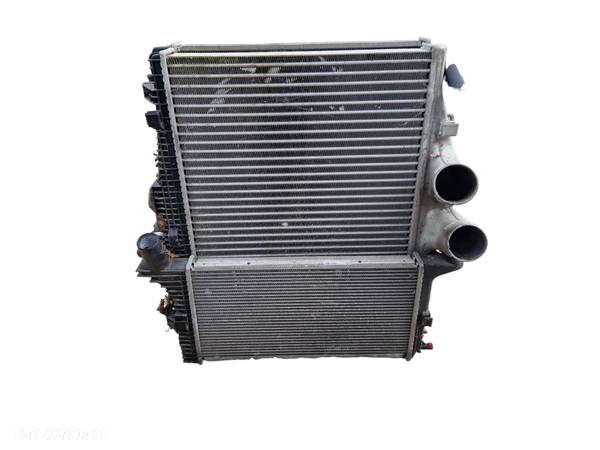 INTERCOOLER CHŁODNICA WODY CIECZY KOMPLET BEHR-HELLA MERCEDES ATEGO 8ML376758151 - 1