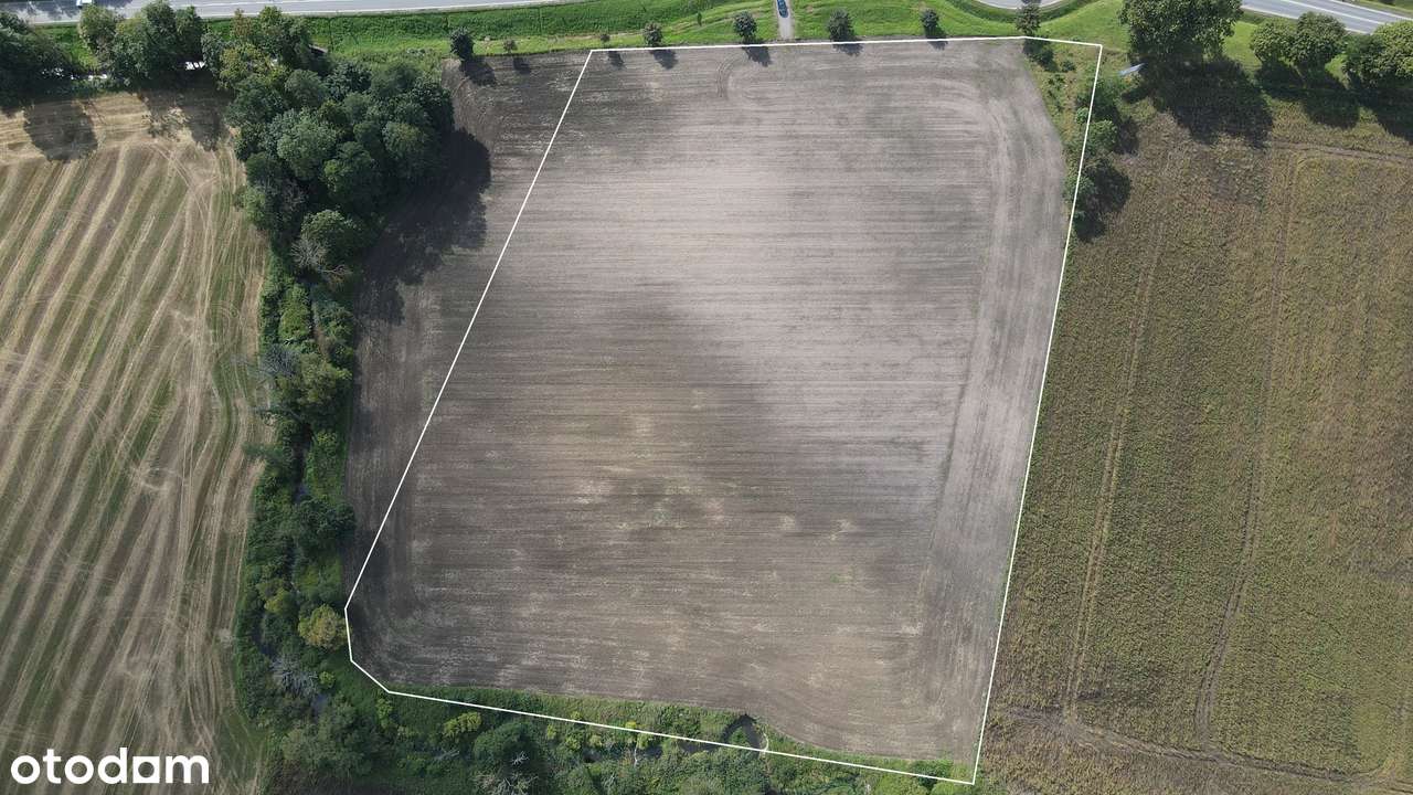 Działka rolna 2,36 ha pod Bartoszycami – przy rondzie z DK 51 i DK 57-3