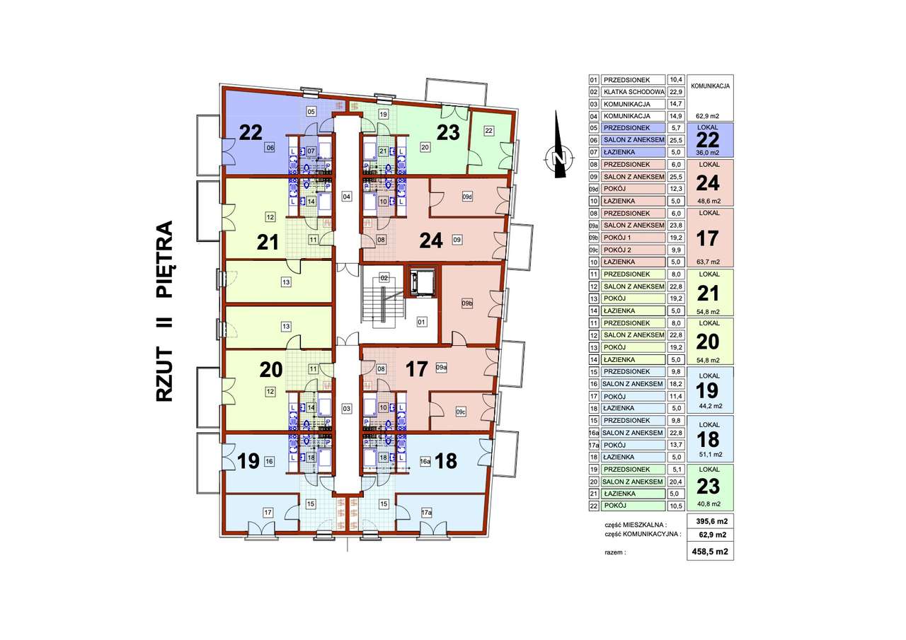 Apartament - Port Mielno Panorama 41m2, IIp. - 9.500zł/1m2-14