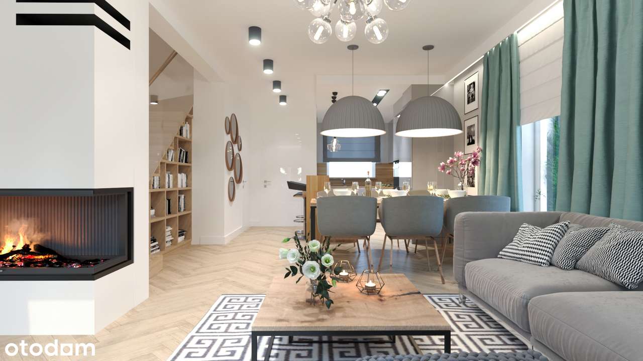 DOM BLISKO LASU świetna lokalizacja! Duży ogród - Pełny obrazek: 5/17