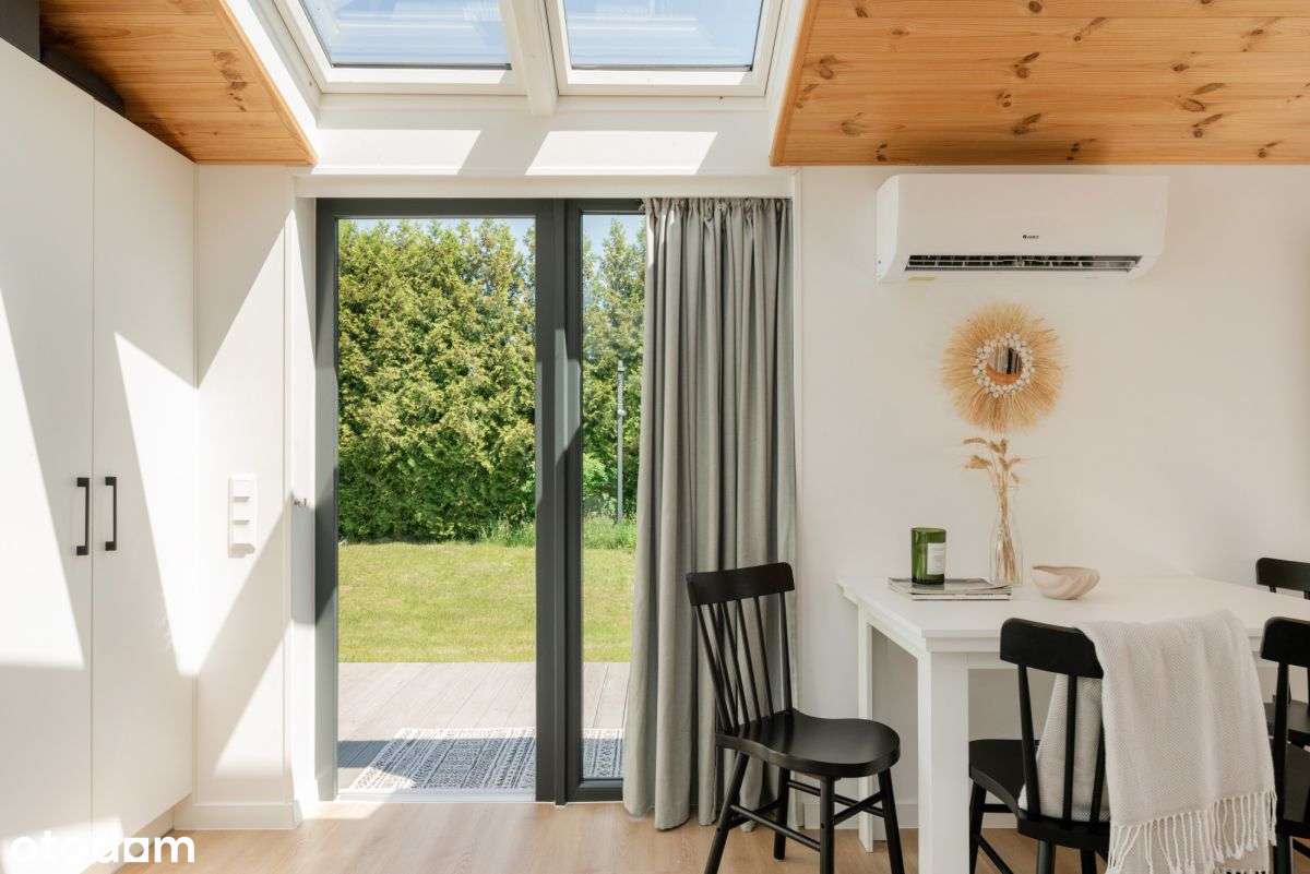 Domek mobilny na działce z widokiem na jezioro-6