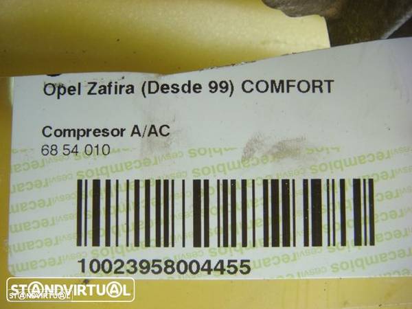 Compressor AC Opel Zafira - 6