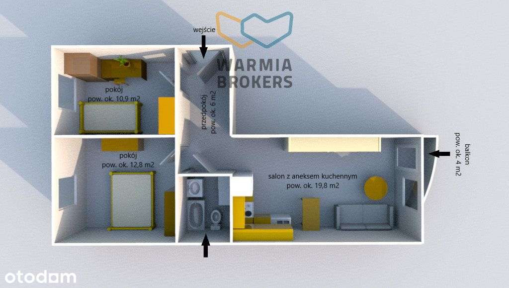 Jasne, dwustronne, umeblowane!-10