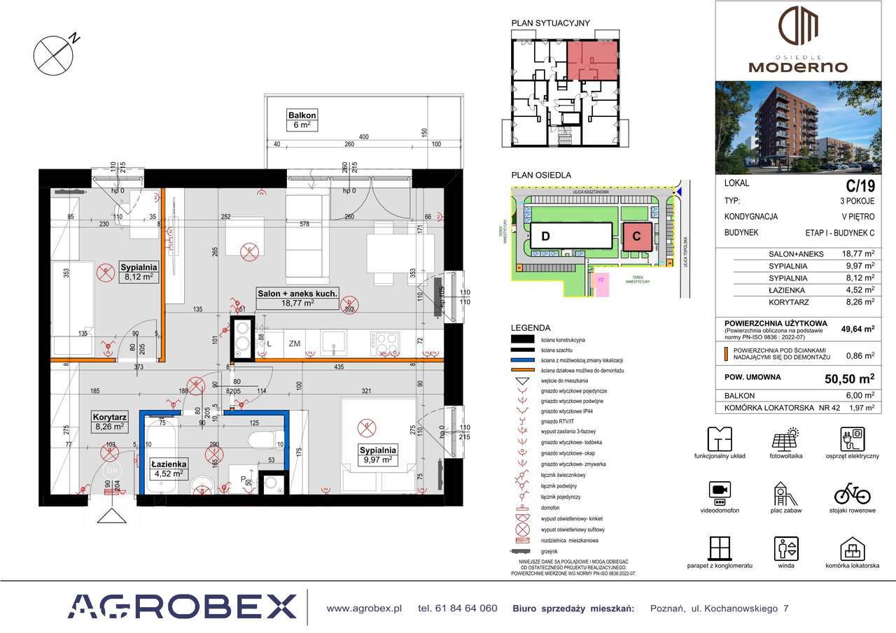 Osiedle Moderno | mieszkanie 3-pok. | C_19 - Pełny obrazek: 2/9