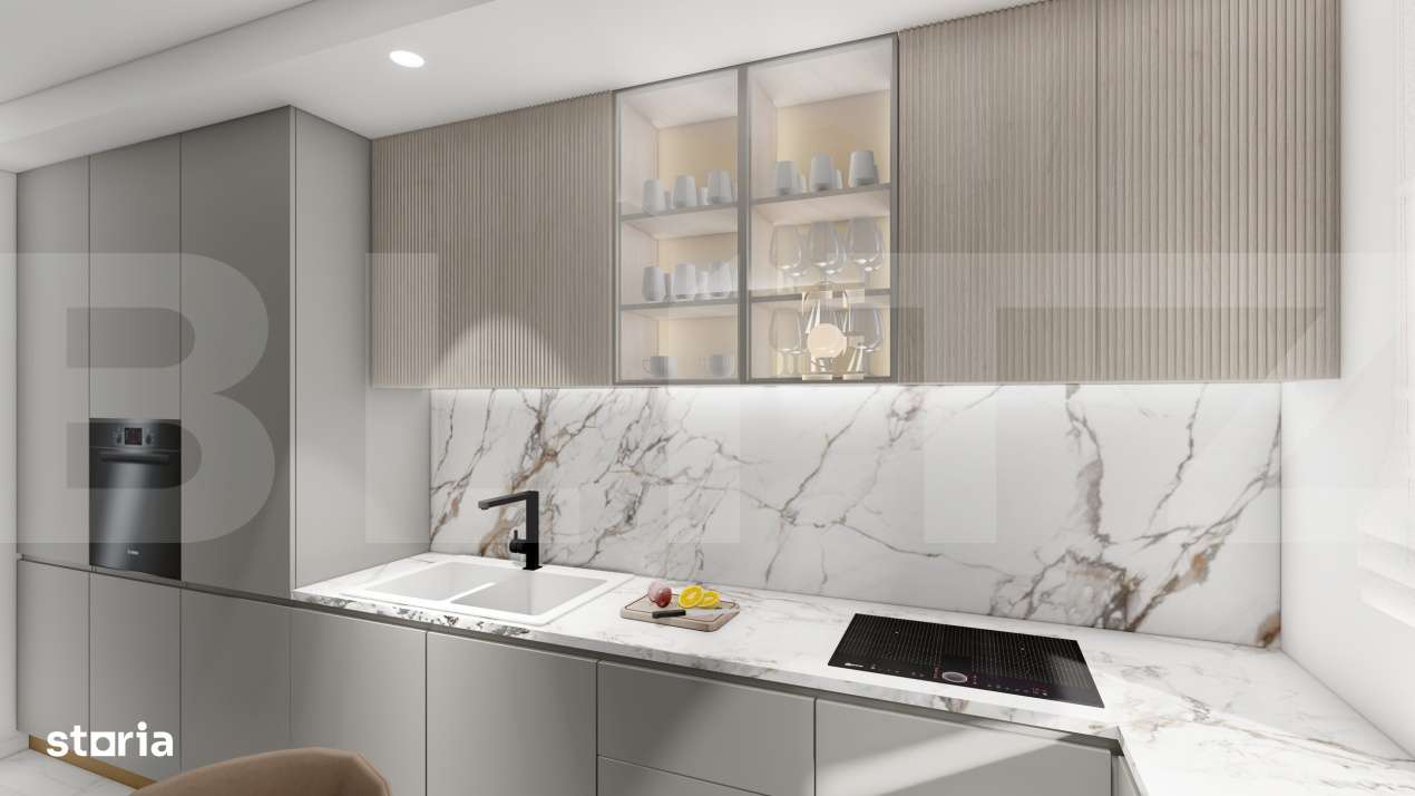 Apartament nou, 2 camere, intr-un proiect rezidential de top – Sf.Gh - Imagine principală: 5/9