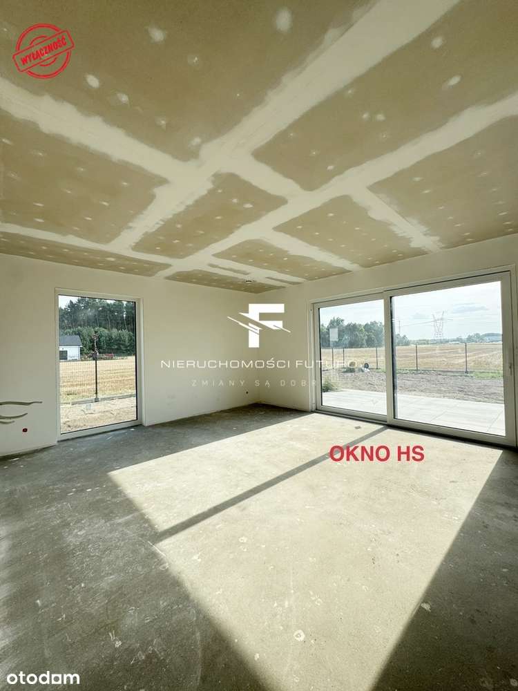 Nowoczesny parterowy dom pompa ciepła rekuperacja Dąbrowa-14