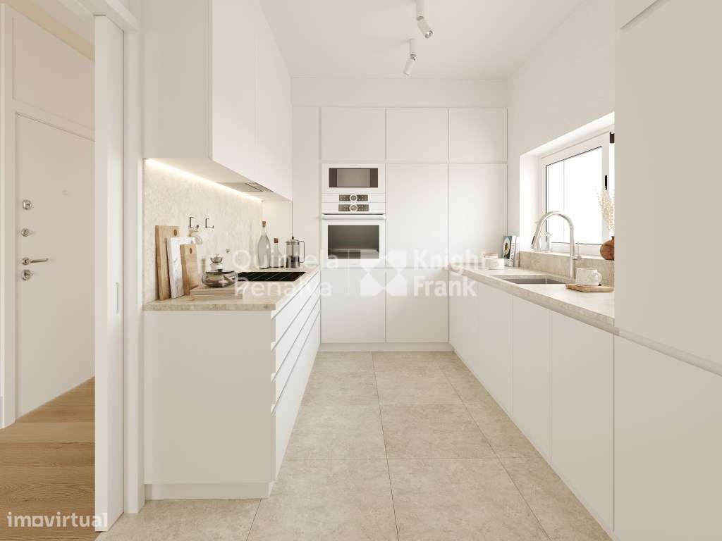 Apartamento T2, com jardim, na Avenida Miguel Bombarda. - Grande imagem: 4/10