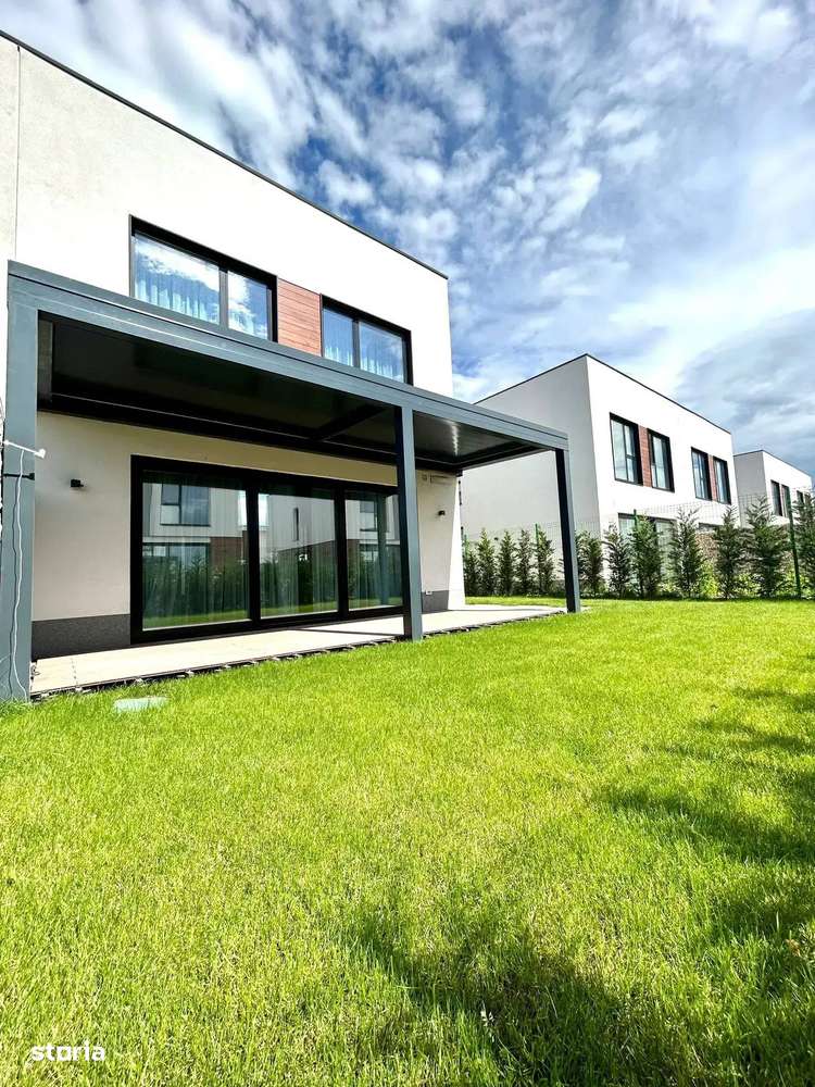Vile lux finalizate! Panouri fotovoltaice, pompe caldura, piscina 30 m-4
