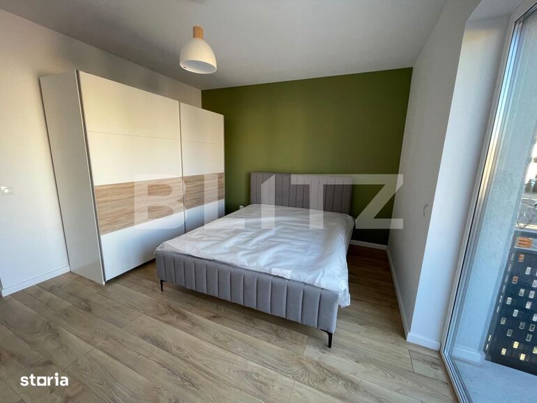 Apartament 2 camere, 55 mp, cat friendly, parcare, zona Borhanci