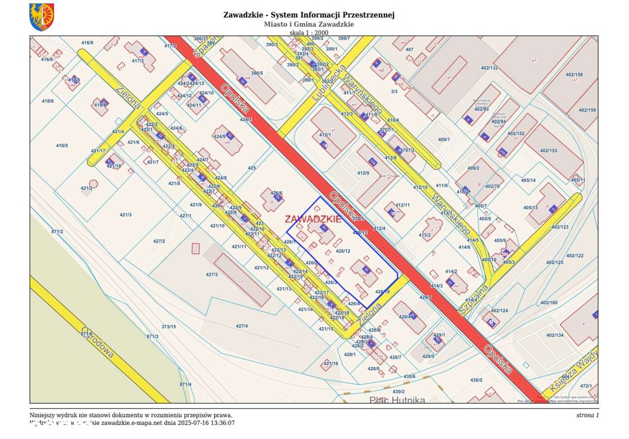 Nieruchomość inwestycyjna w sercu Zawadzkiego – 4 755 m²-6