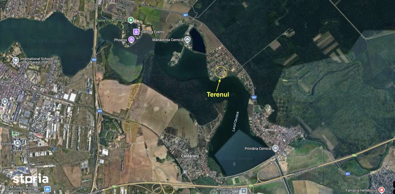 Teren de vanzare Cernica-Priveliste la Lac-Dubla Deschidere-Utilitati--2