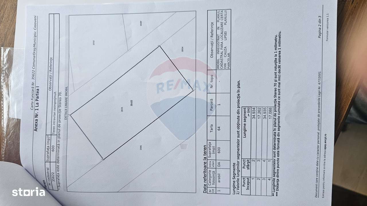 Teren 300 mp Cosoveni / Aleea Ulmului - Imagine principală: 3/3