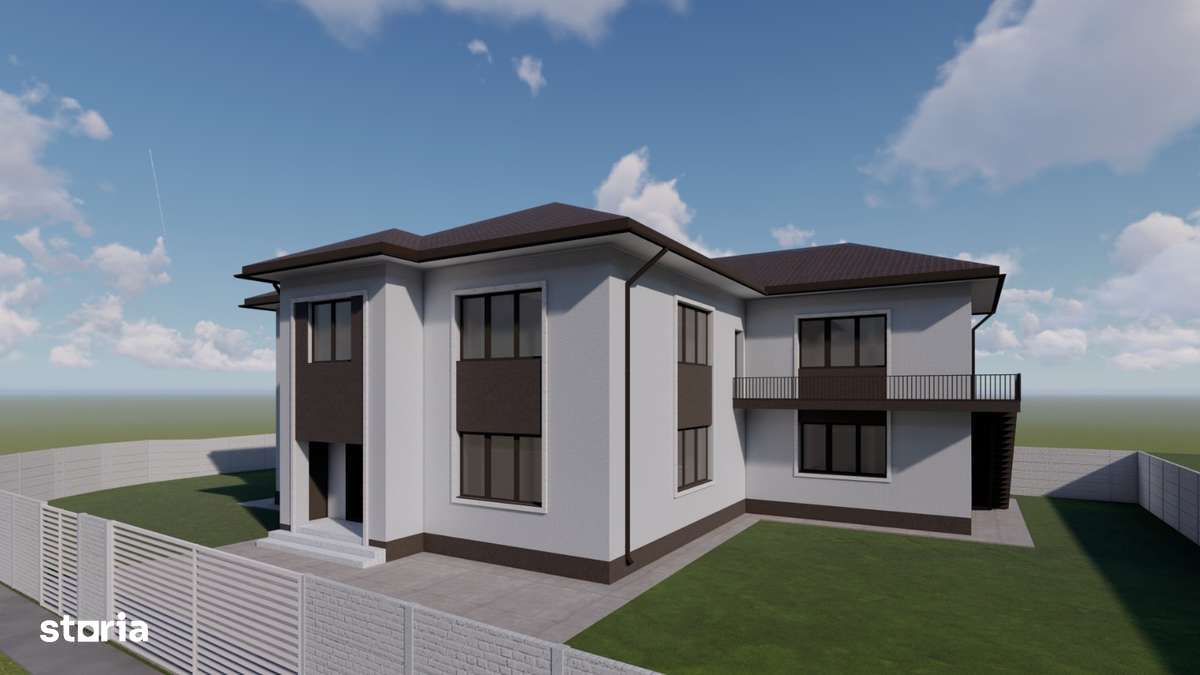 Casă individuală P+1 • Imobil 2025 • Teren 900 mp • Toate utilitățile - Imagine principală: 4/10