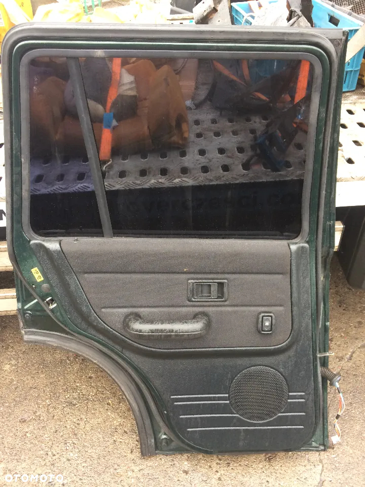 Drzwi tylne lewe kompletne zielone kod koloru 961 Land Rover Freelander - 3