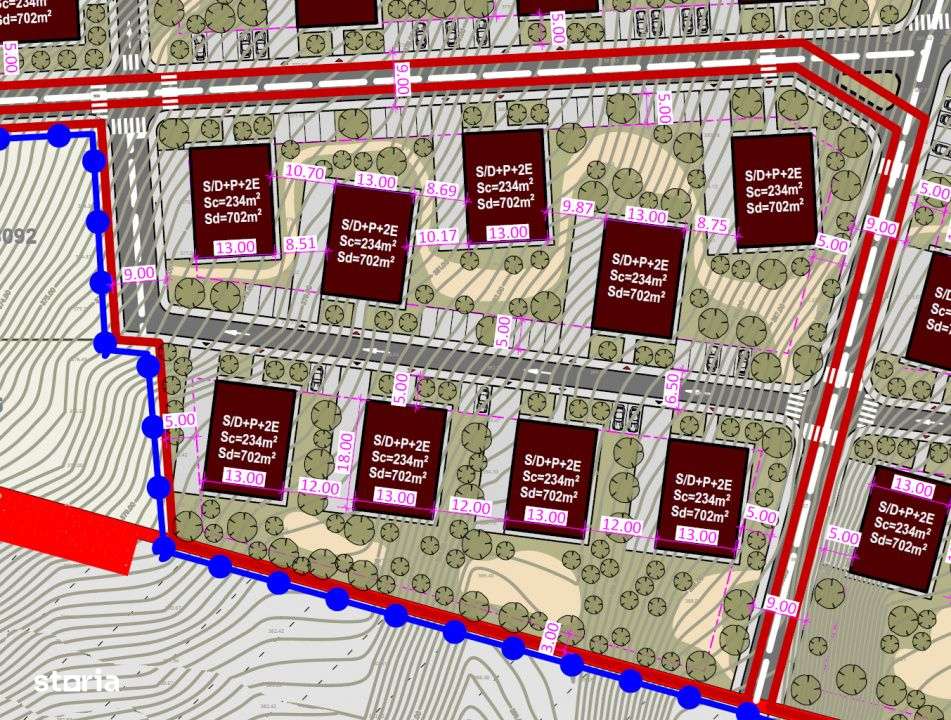 Teren intravilan zona Episcopiei, panorama superba,  ideal contruire - Imagine principală: 5/12