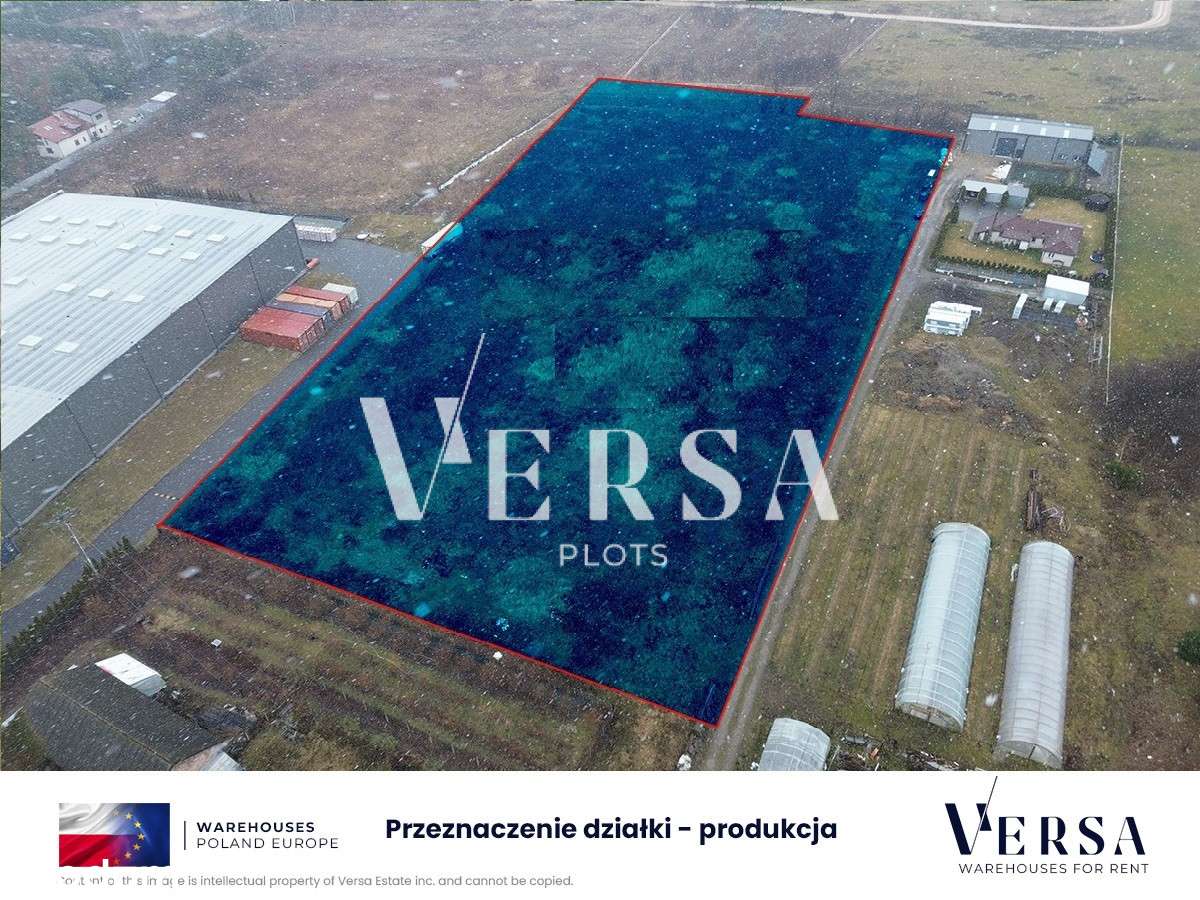 Działka przemysłowa 1,8 ha - trasa S8, Mpzp-1
