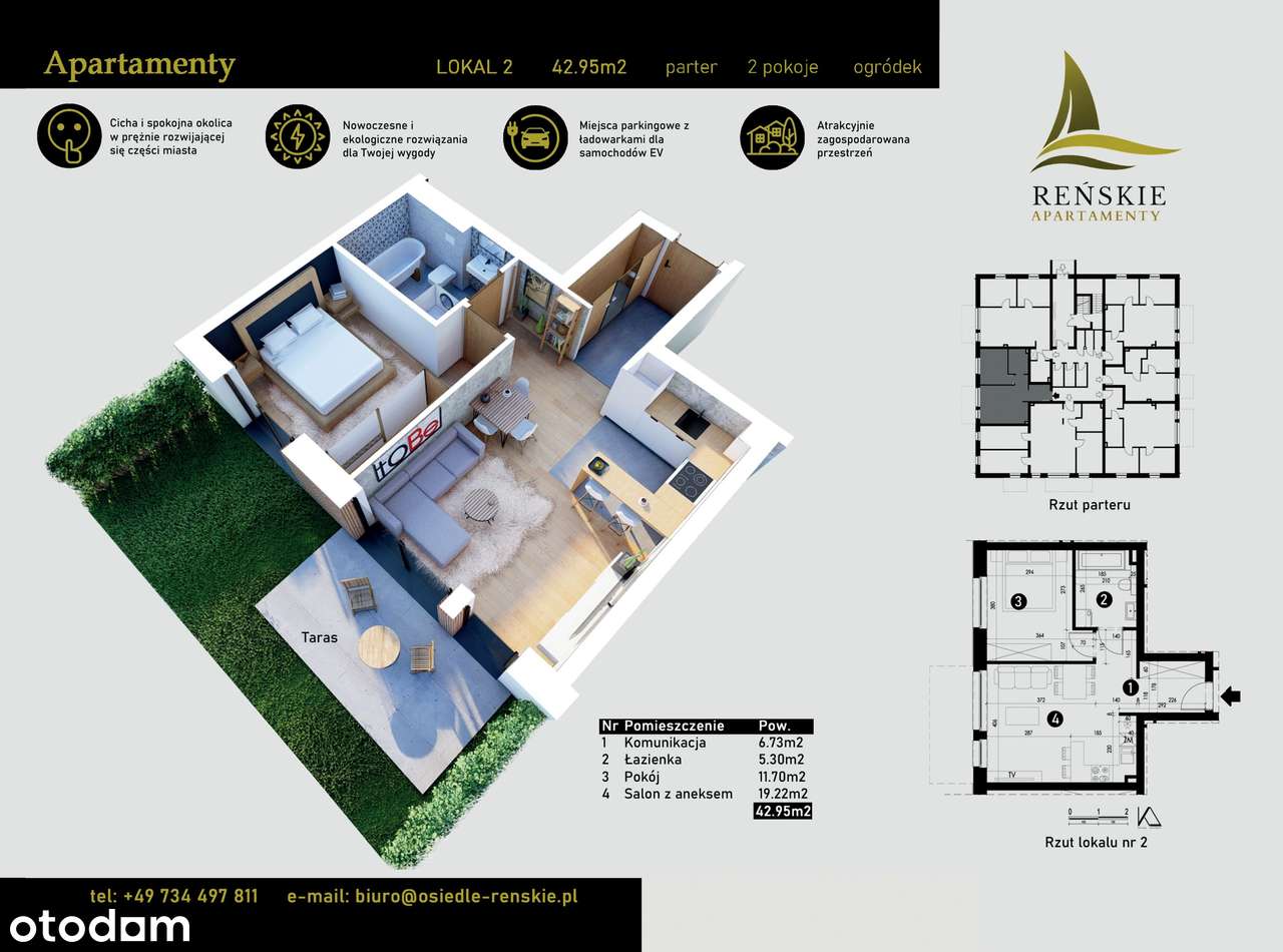 Osiedle Reńskie | mieszkanie 3-pok. | B_2 - Pełny obrazek: 2/7