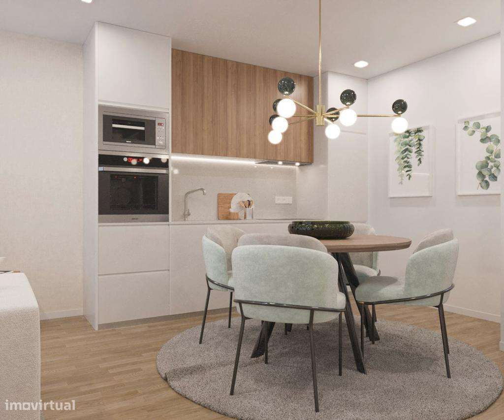 Excelente T1 com terraço e grande jardim-9