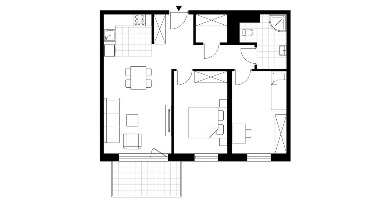 Mysłowice, Kwiatowa  | mieszkanie 3-pok. | A 1.02 - Pełny obrazek: 4/9