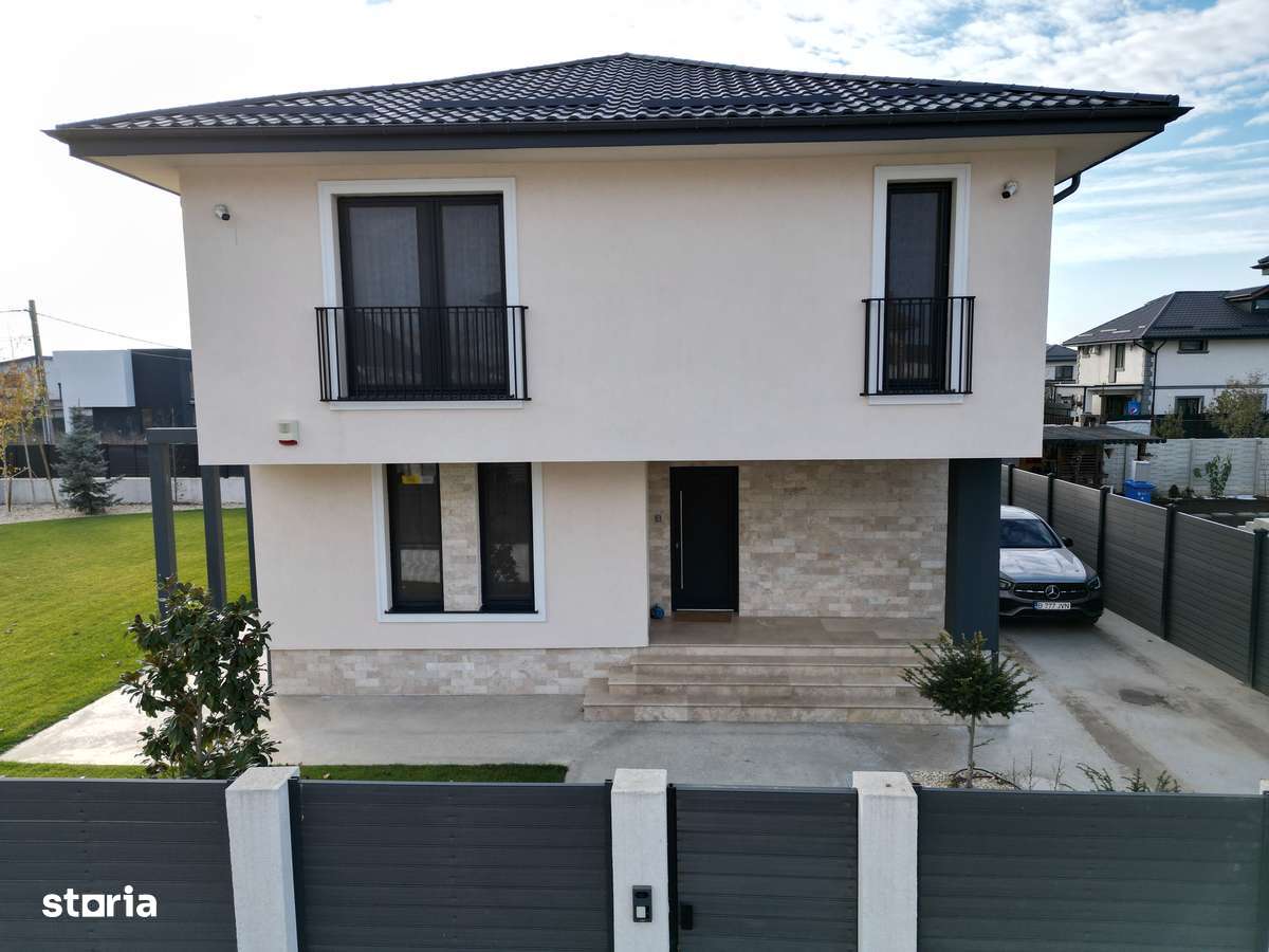 Casă modernă de vânzare Comuna Berceni – 5 camere400 mp- gata de mutat - Imagine principală: 2/19