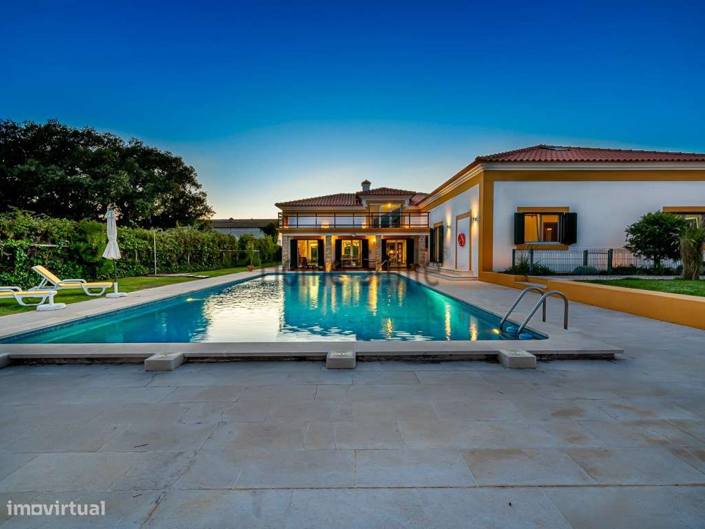 MORADIA LUXO STO ESTEVÃO. PISCINA. GARAGEM. COURT TÉNIS-48
