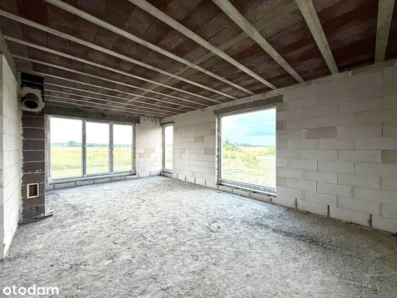 Dom w stanie surowym zamkniętym, 7km od Siedlec - Gołąbek gm. Skórzec - Pełny obrazek: 5/20