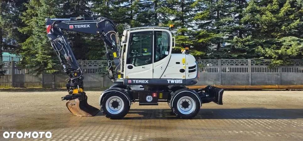 Terex TW85  rototilt z szczypcami webasto super  stan 4 łyżki widły - 33